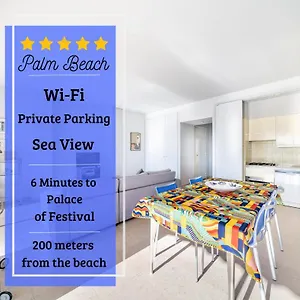 Palm Beach- Free Wifi- Parking- Sea View Appartement